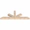 Ekena Millwork Saratoga Smooth Timber Gable Bracket, Douglas Fir, 84"W x 31"H x 5 1/2"D x 5 1/2"F, 9/12 Pitch GBW084X31X0606SAR00SDF - alternate 3